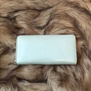 Coach zip around wallet